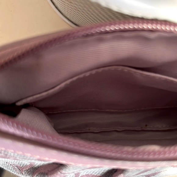 **3 for $30** Coach Signature Wristlet Monogram Pouch in Lilac - Picture 6 of 6